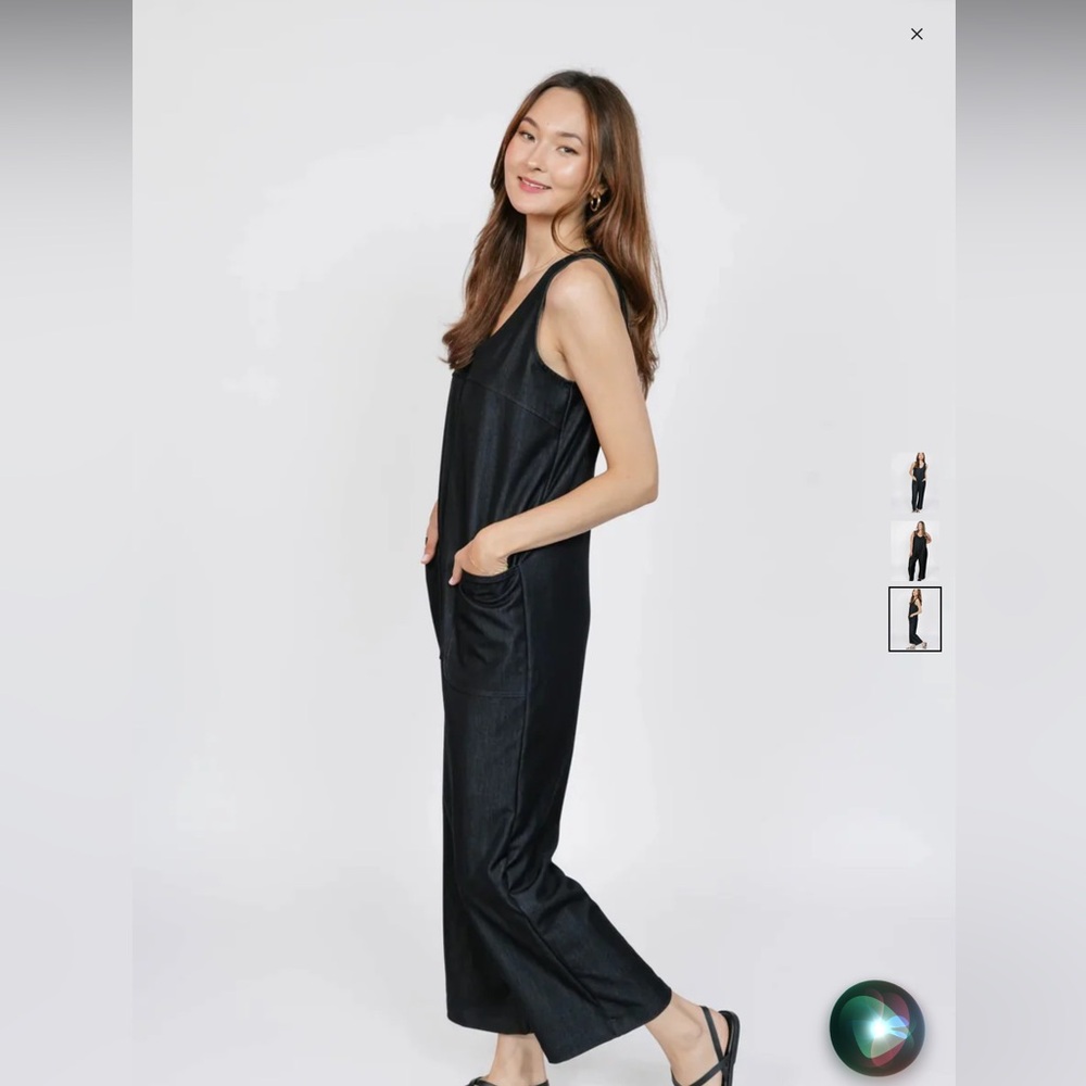 NWT~SMASH + TESS  MELANI  DENIM ROMPER
SIZE MED